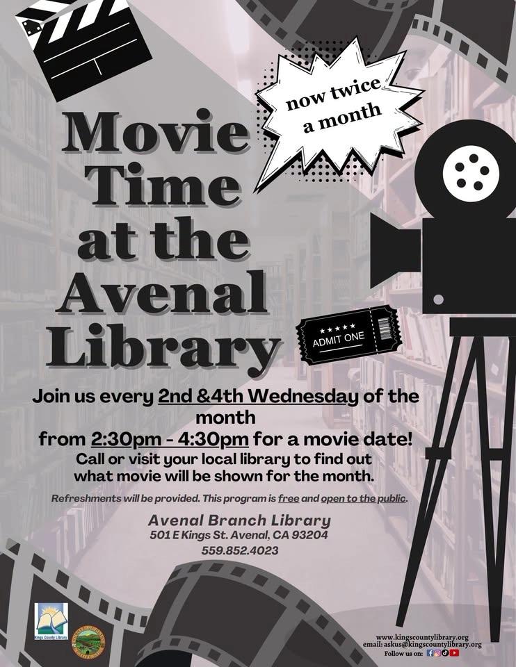 Movie Time at the Avenal Library