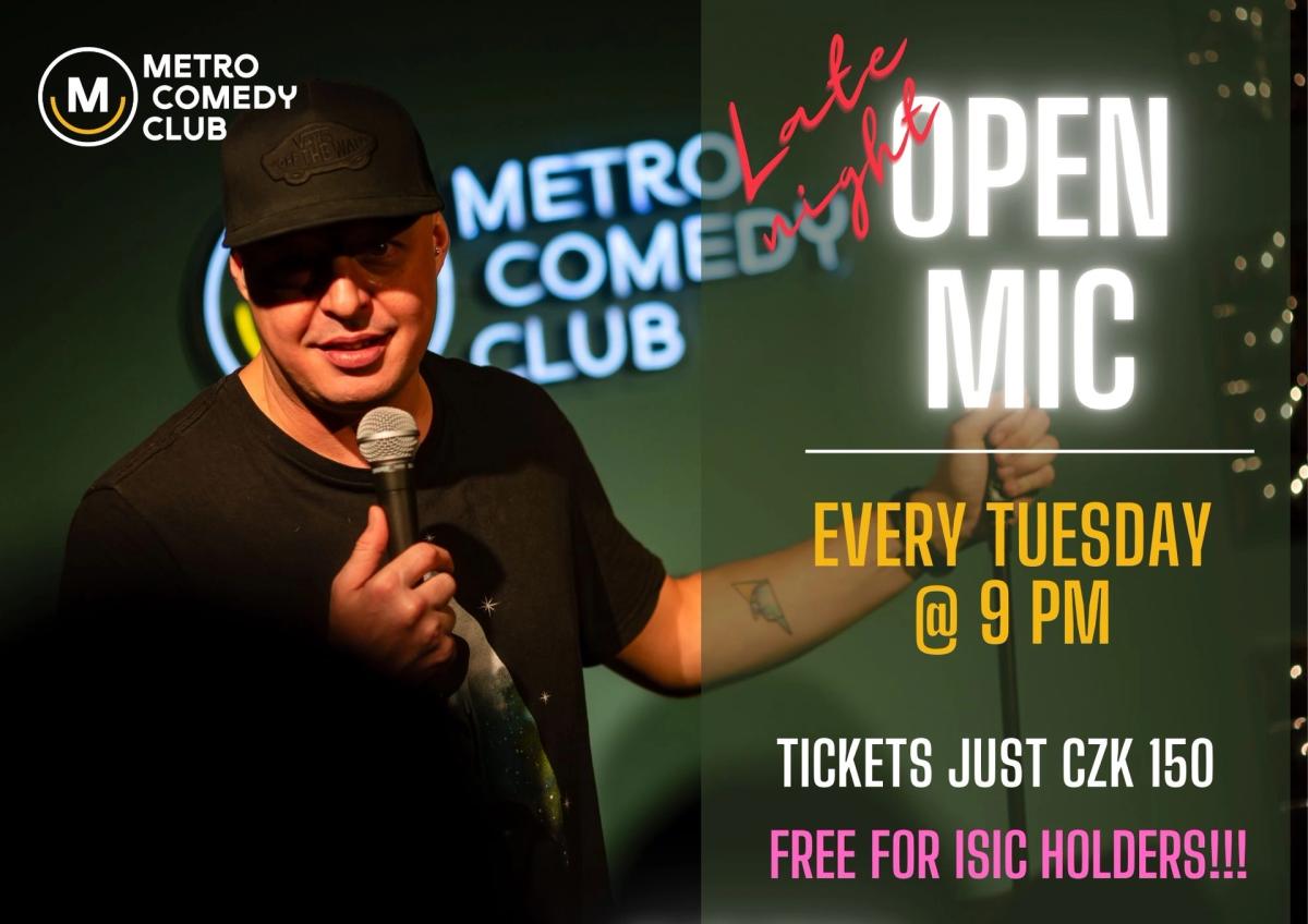Late Open Mic Night - 8th September (9 PM)