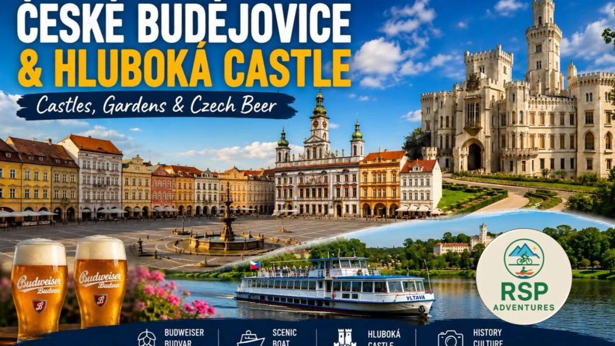 🏰 České Budějovice & Hluboká Castle: Castles, Gardens & Czech Beer