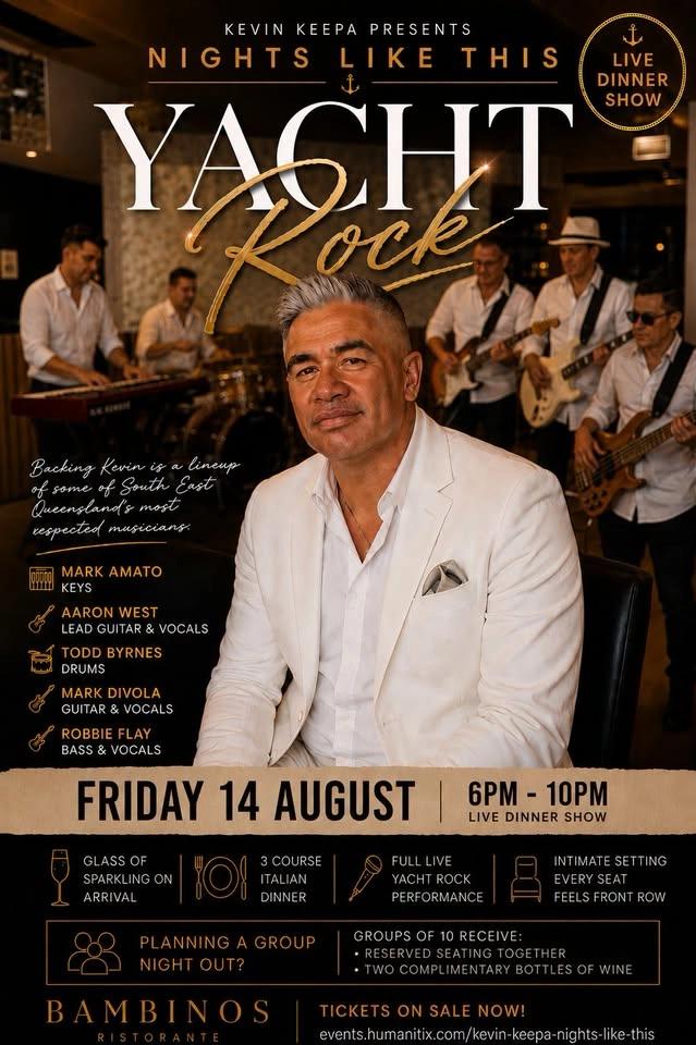 "NIGHTS LIKE THIS" ✨The Yacht Rock Experience 🎸Dinner and Show