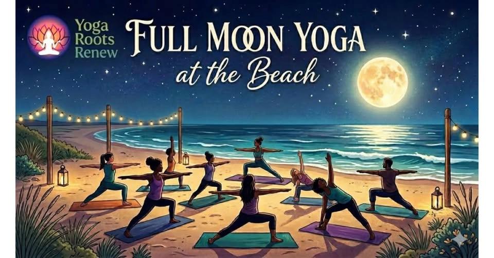 Full Moon Yoga at North Beach (Free - Donations Welcome)