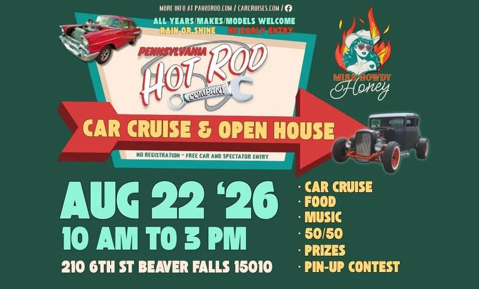 Pennsylvania Hot Rod Car Cruise and Open House