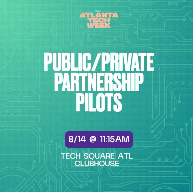 PUBLIC/PRIVATE PARTNERSHIP PILOTS