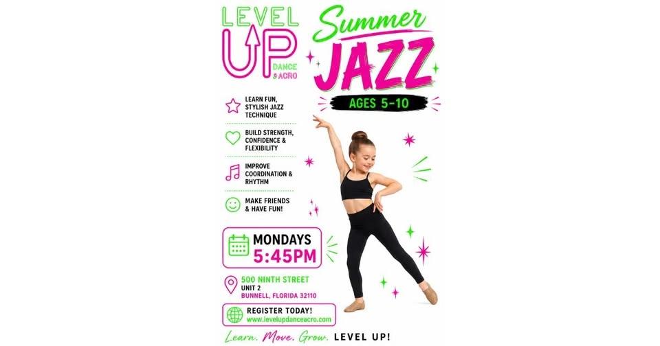 Beginner Jazz Ages 5-10