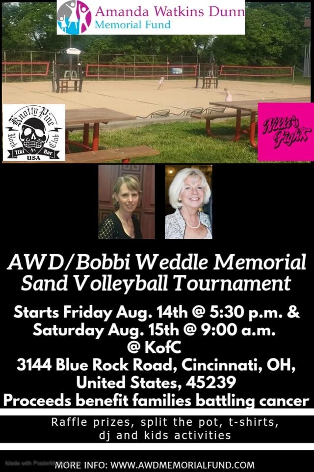 9th Annual AWD/Bobbi Weddle Memorial Volleyball Tournament