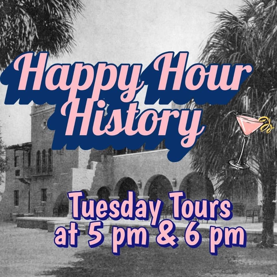 Happy Hour History at The Hacienda - Tuesday Tours at 5 pm & 6 pm!