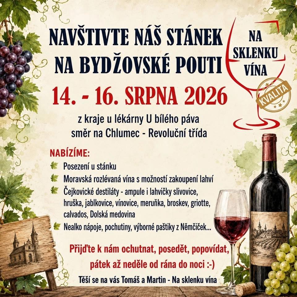 Vinárna Na sklenku vína na Bydžovské pouti