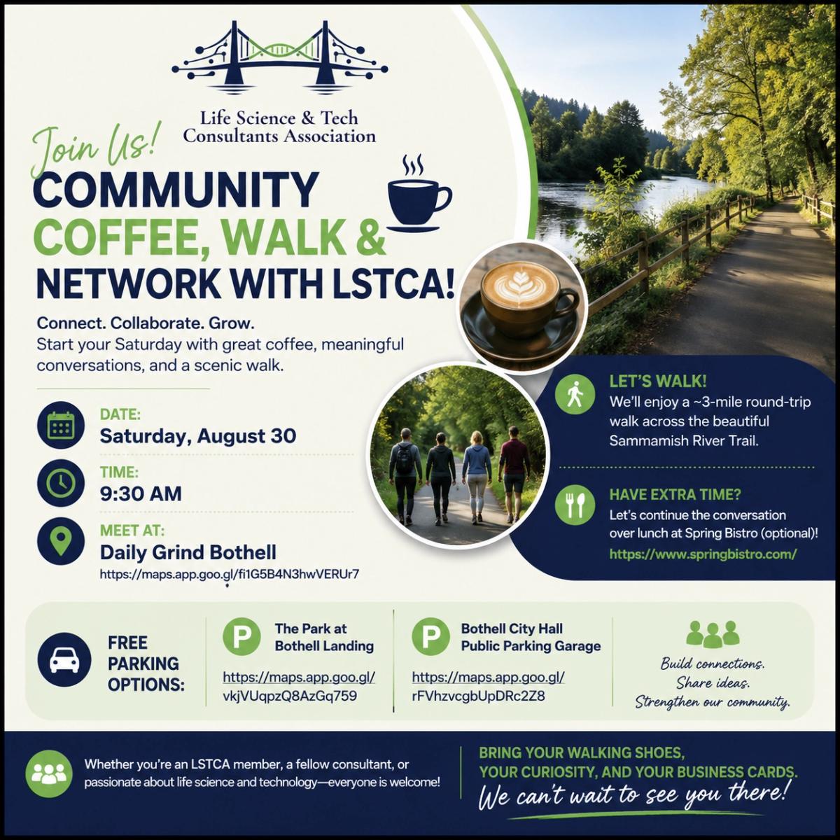 Community Coffee, Walk & Network with LSTCA!