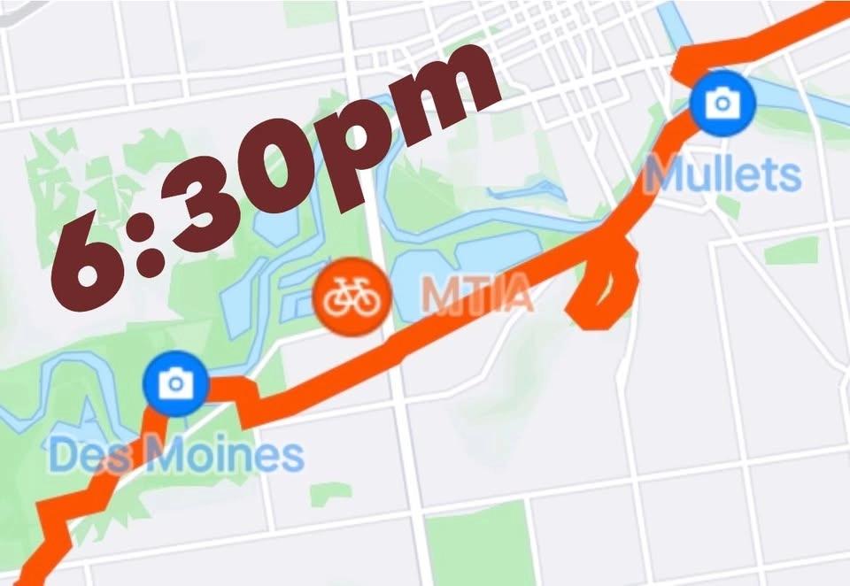 Major Taylor Iowa Monday Night Signature Ride