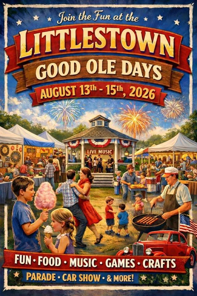 Littlestown Good Ole Days Vendor Event 2026