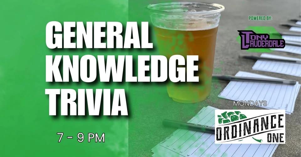 General Trivia at Ordinance One