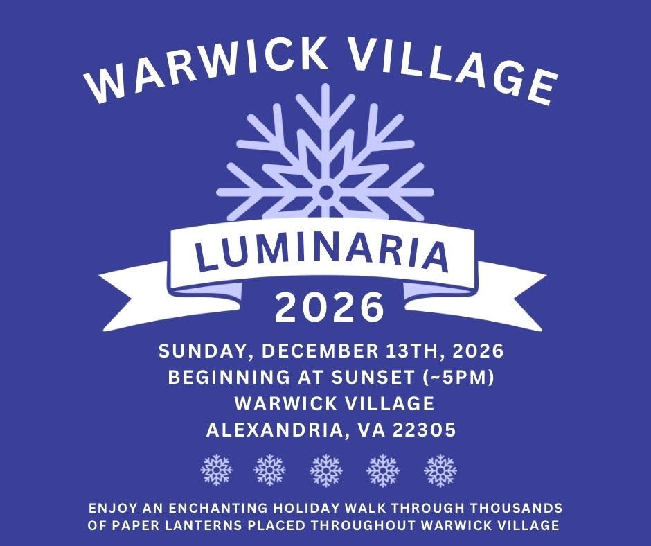 Warwick Village Luminaria 2026