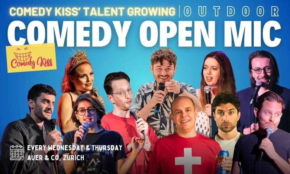 Comedy Kiss Wednesday Outdoor Open Mic