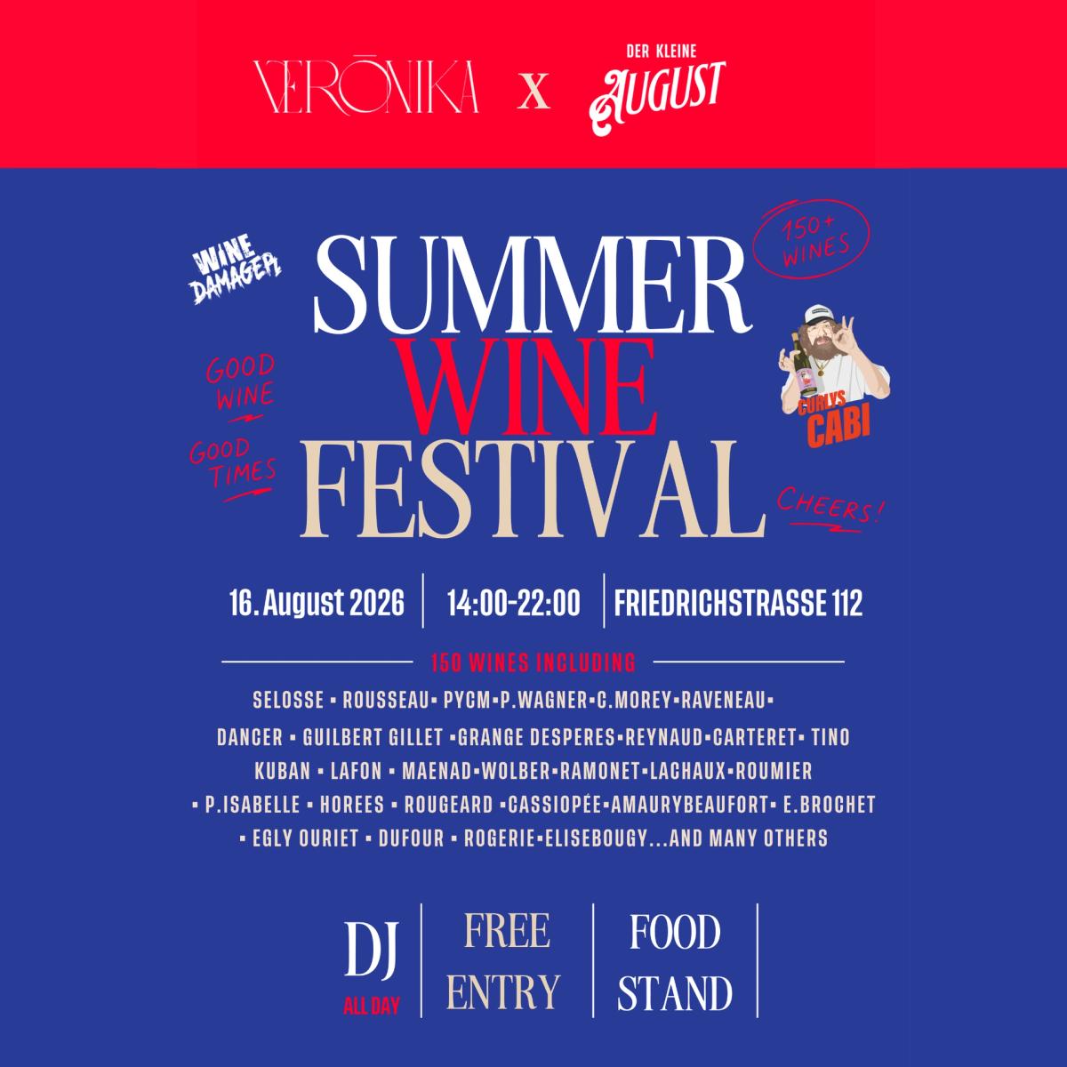 SUMMER WINE FESTIVAL / Verōnika x Der Kleine August x Wine Damager