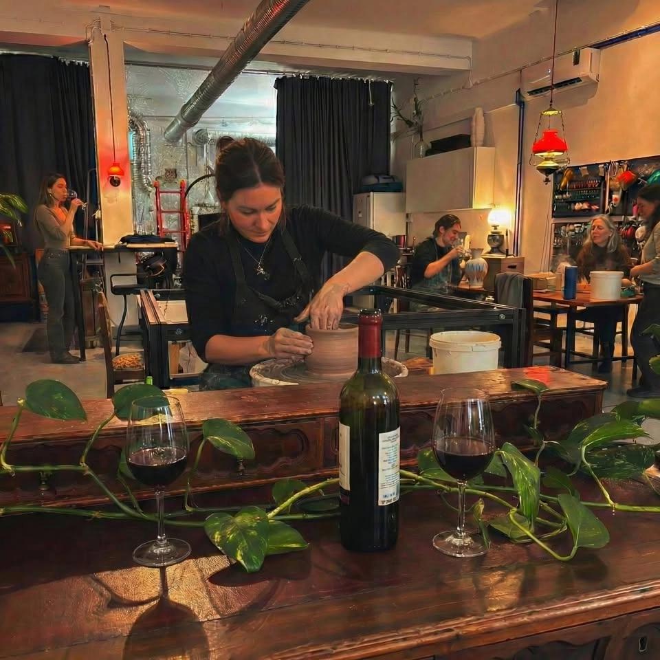 Ceramics Night + Bring Your Own Wine @ local studio (Caldas)