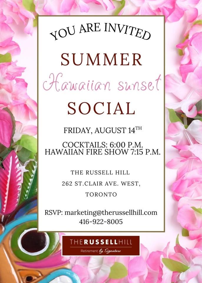 Hawaiian Summer Sunset Social