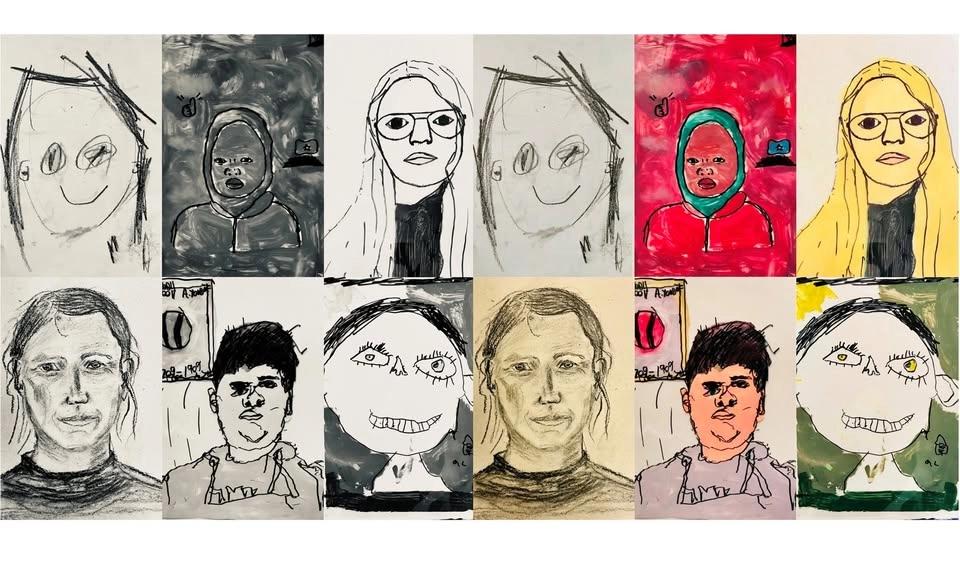 Sommar i Konstlabbet: Porträttgalleri