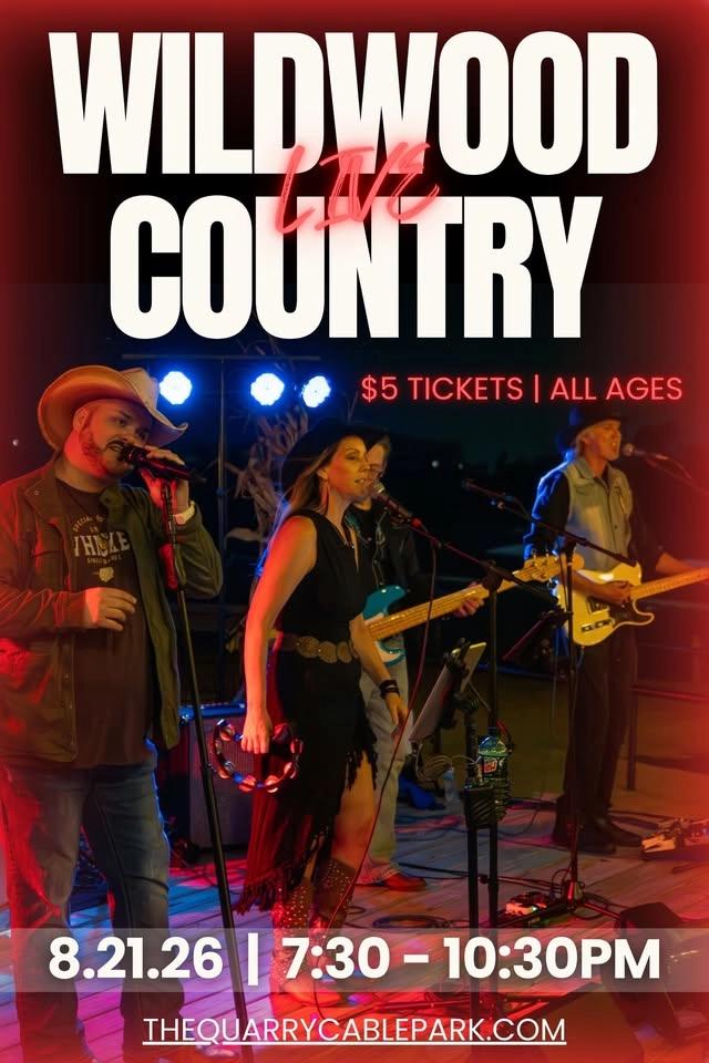 Wildwood Country: Premium Live Music Lakeside at the Quarry