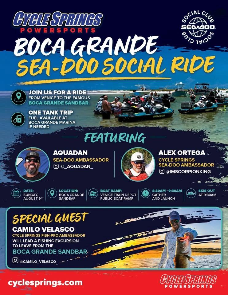 Cycle Springs SeaDoo Social Boca Grande Ride