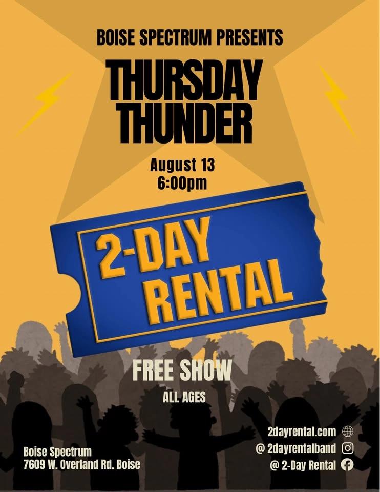 2-Day Rental at Thursday Thunder