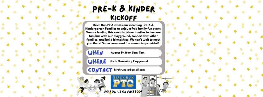 Pre-K and Kindergarten Kickoff