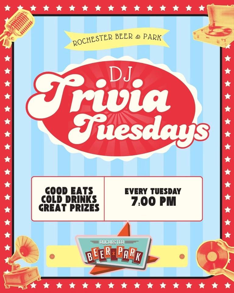 DJ TRIVIA at ROCHESTER BEER PARK!!!