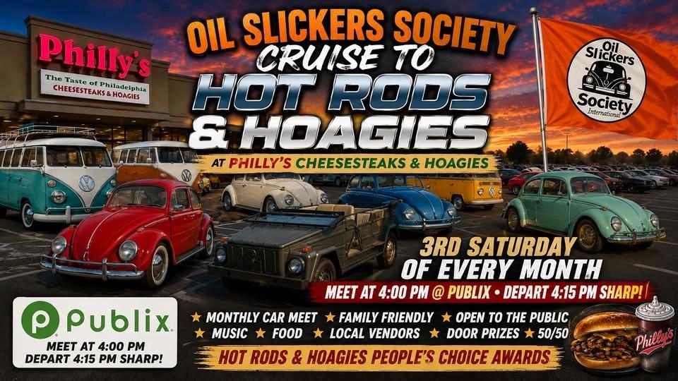 OSSI VW Cruise to Hodrods and Hoagies!