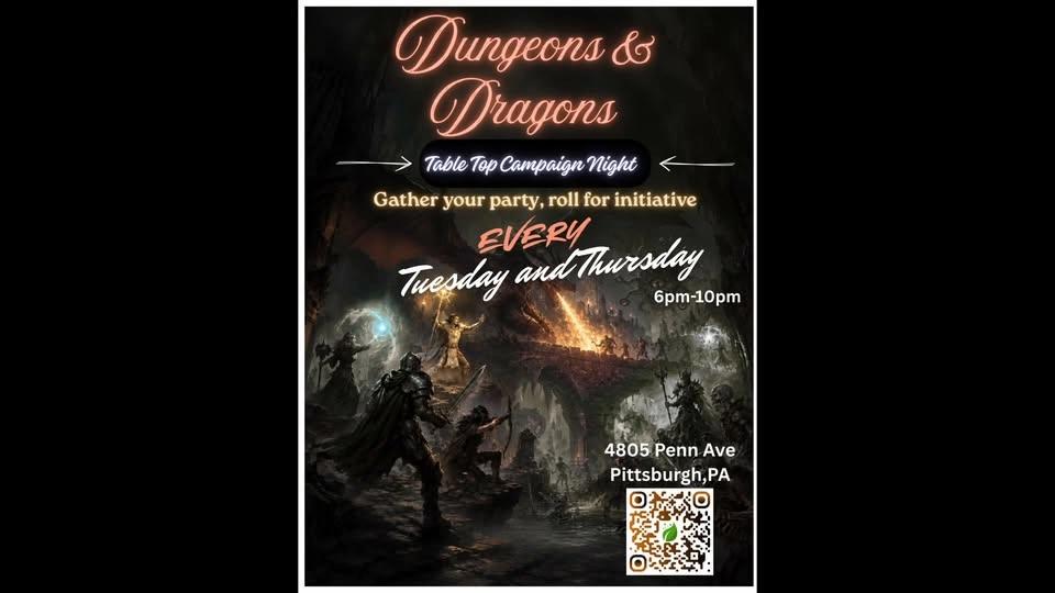 Dungeons & Dragons Night Table Top Night
