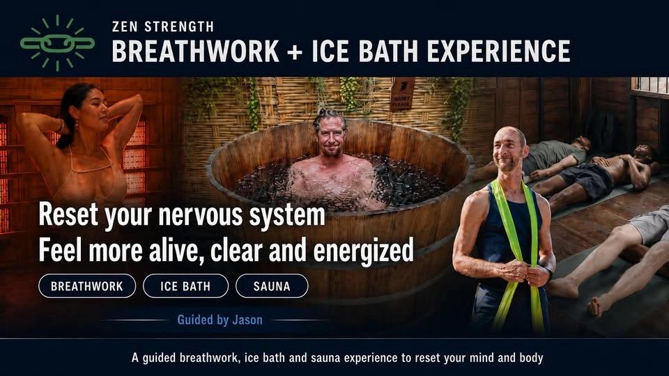 Chiang Mai Ice Bath Experience: Breathwork + Sauna w/ Jason