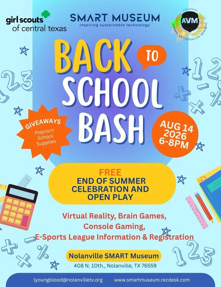 📚 SMART Museum Back to School Bash 🎉