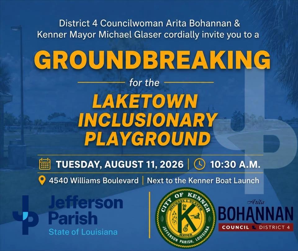 Ground breaking for the late Town inclusive Playgrounds