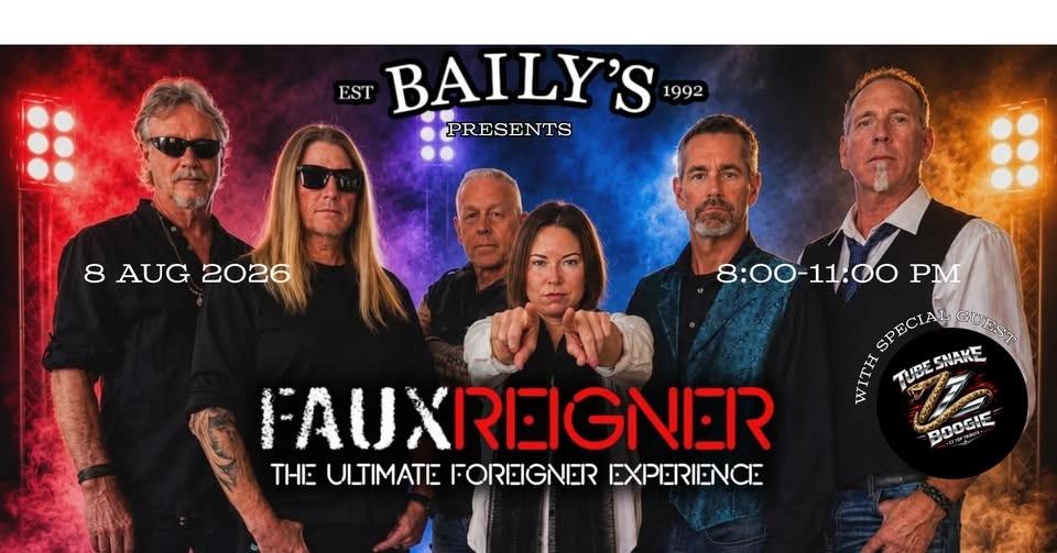 Fauxreigner lights up the night at Bailey's Temecula