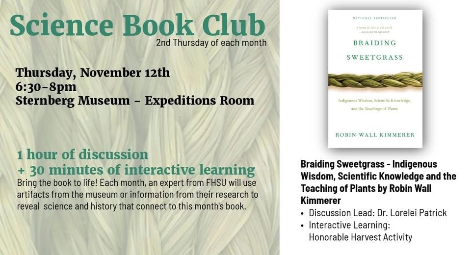 Science Book Club: Braiding Sweetgrass + Honorable Harvest Activity