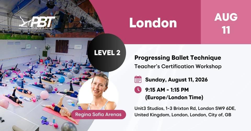 Progressing Ballet Technique Teachers Certification Workshop Level 2 | Regina Sofia Arenas