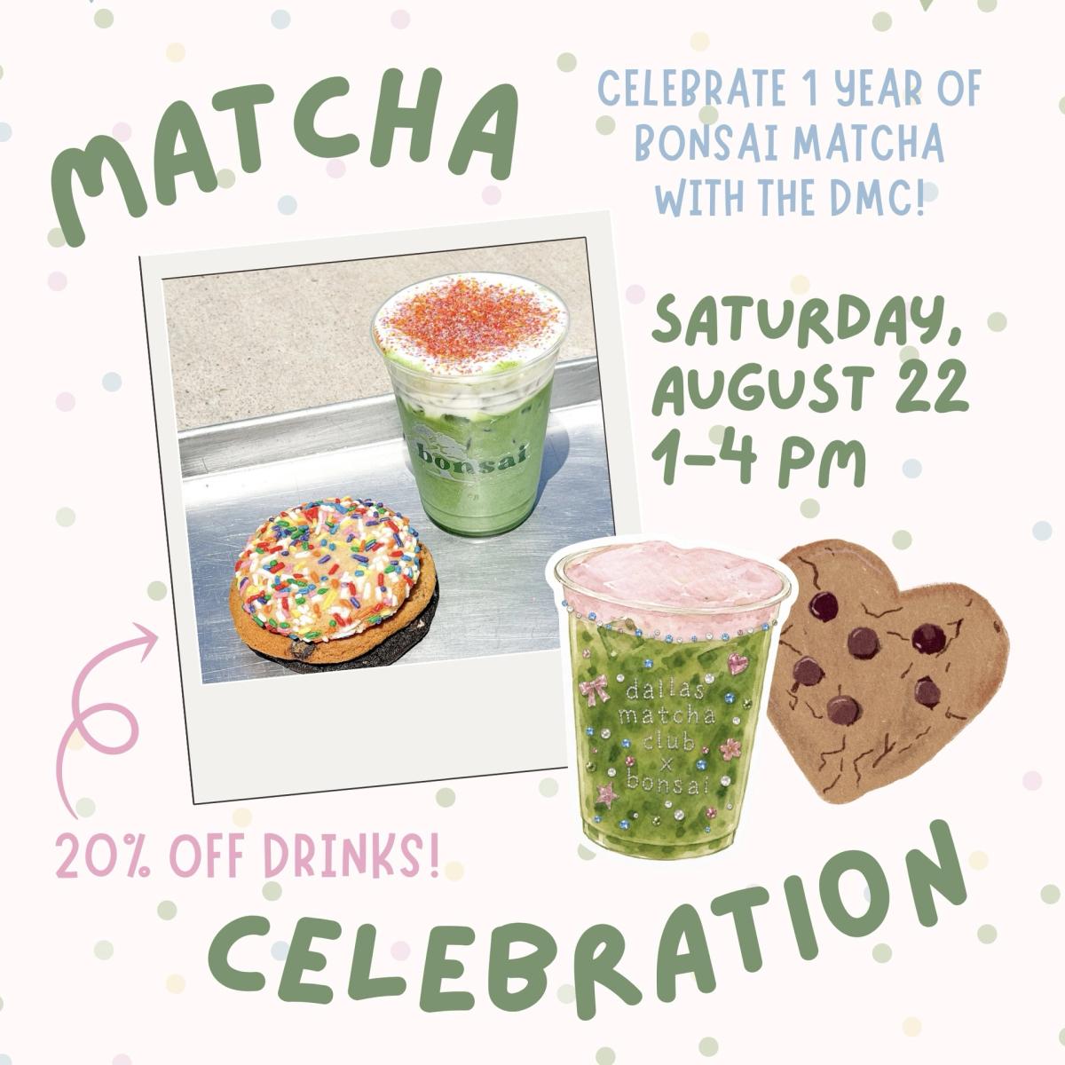 DMC x Bonsai Matcha Celebration