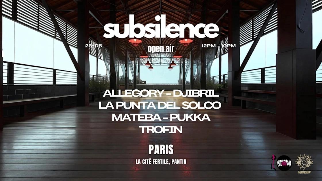 Subsilense Open Air / Allegory/Djibril/Pukka/