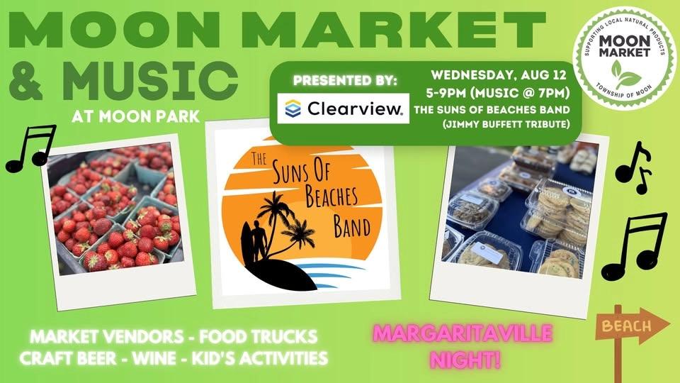 Moon Market & Music - The Suns of Beaches Band (Jimmy Buffett Tribute)