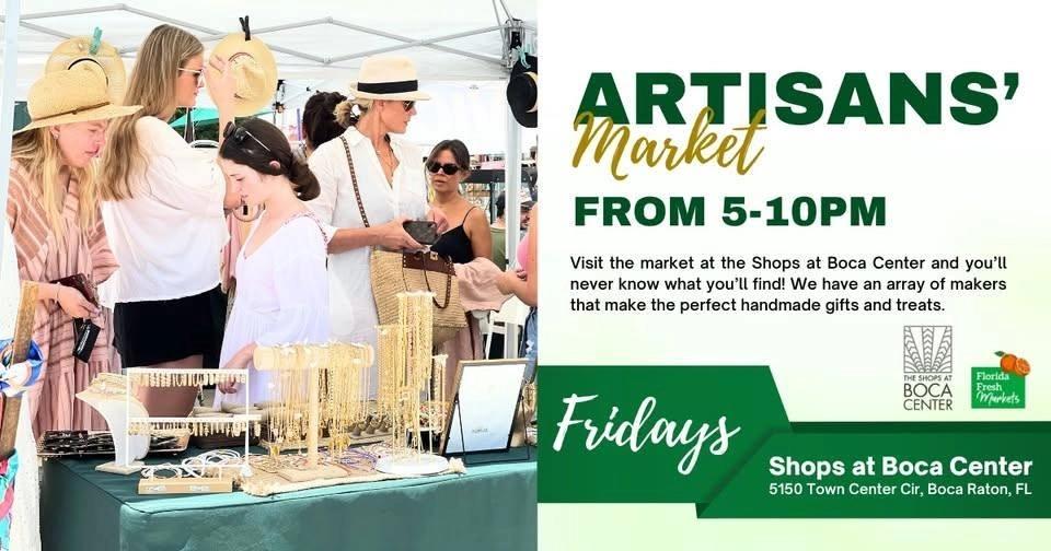 Friday Artisan Market at Boca Center