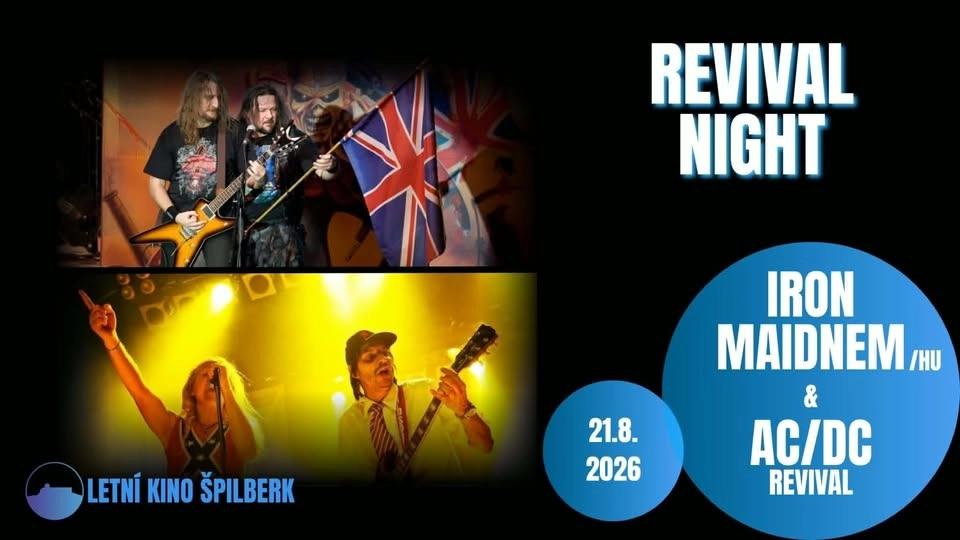 Revival Night - Iron Maidnem tribute a AC/DC Bon Scott memorial band