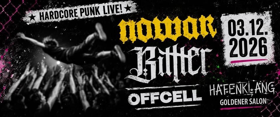 NOWAR & BITTTER & OFFCELL // Hamburg - Hafenklang - Goldener Salon