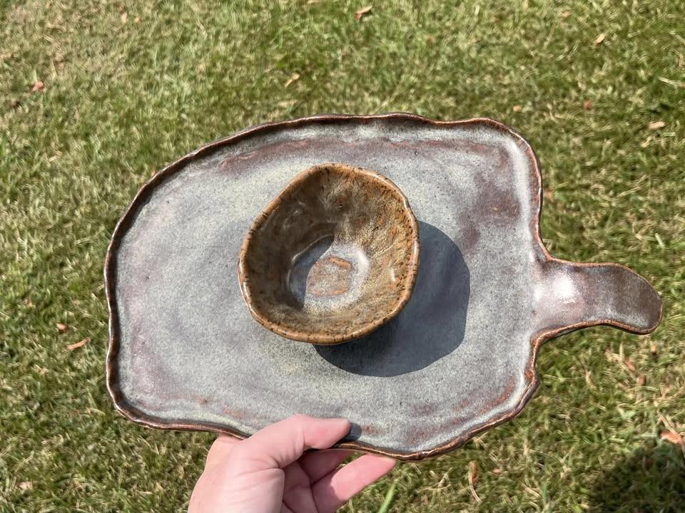 Charcuterie Board and Dip Cup - Pottery Class