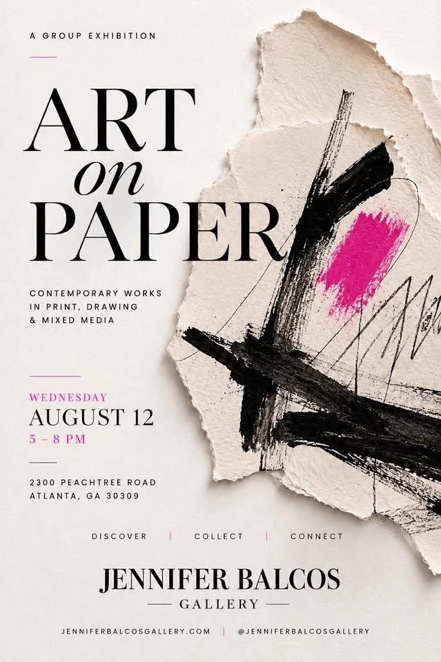 "Works On Paper" Group Art Show at The Jennifer Balcos Gallery ~ Private Atelier