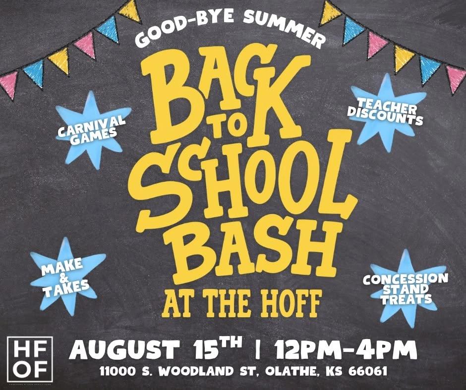 ππ BACK TO SCHOOL BASH AT THE HOFF! βοΈπ‘