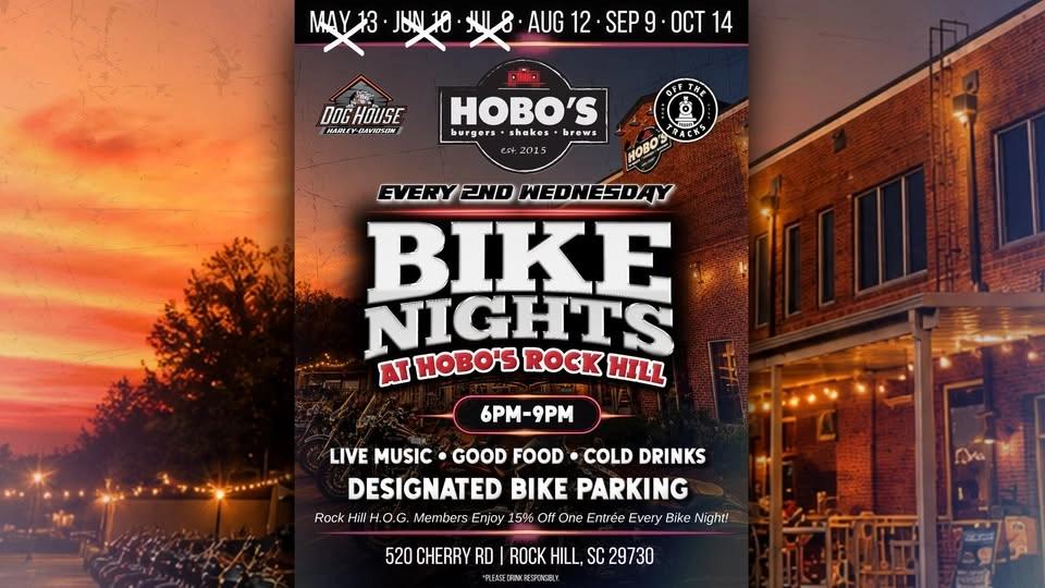 August Bike Night @ Hobo's Rock Hill