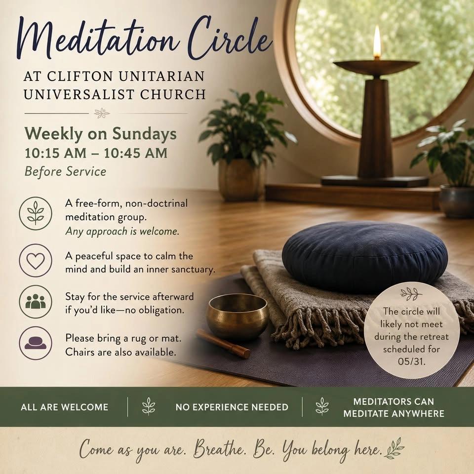 Clifton UU Weekly Meditation Circle