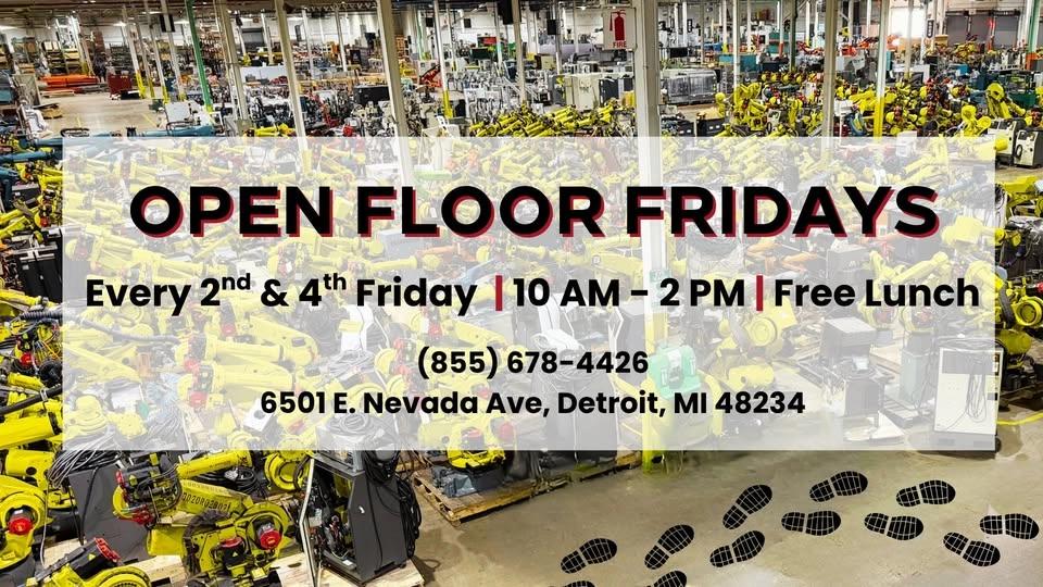 Open Floor Friday — The 250K Sq Ft Equipment Showcase