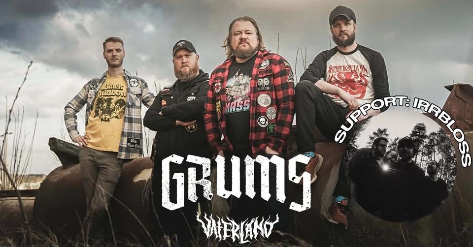 Grums Slippkonsert "Tre Kors" // Vaterland // Supp: Irrbloss