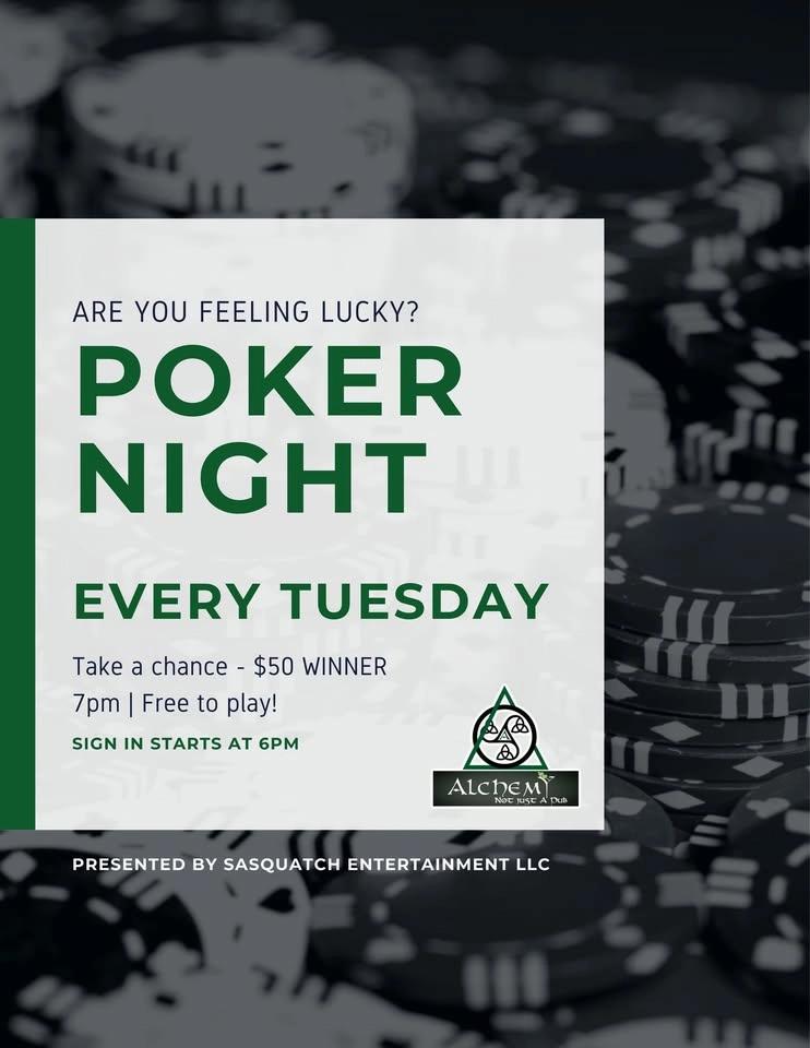 Poker Night at Alchemy!