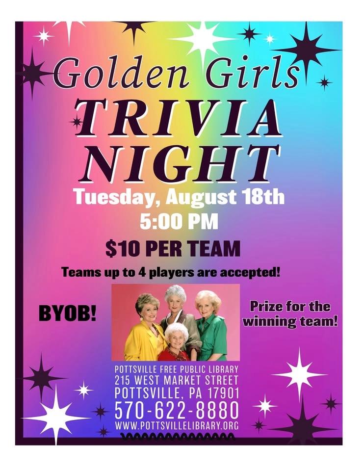 Golden Girls Trivia Night