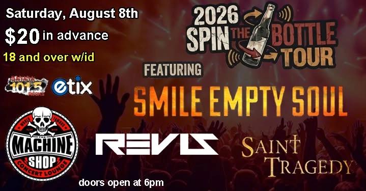 SMILE EMPTY SOUL and REVIS at The Machine Shop